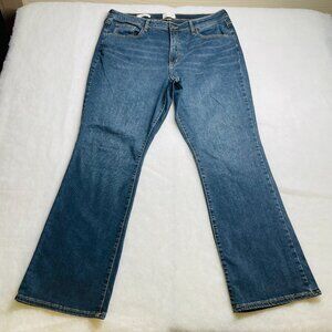 Universal Thread Womens Denim Blue High Rise Five Pocket Bootcut Jeans Sz 18/34R